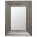 Safavieh 30 x 3.5 x 40 in. Kerry Small Rect Wall Mirror, Silver CMI2004B